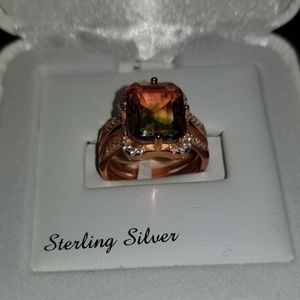 Make Offer! CZ Watermelon, Rose Gold, Size 8